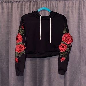 cropped hoodie